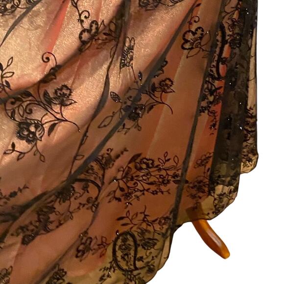 Vintage McClintock Formal Dress Medium Strapless Gown RARE Y2K does 50s Holiday - Picture 4 of 17